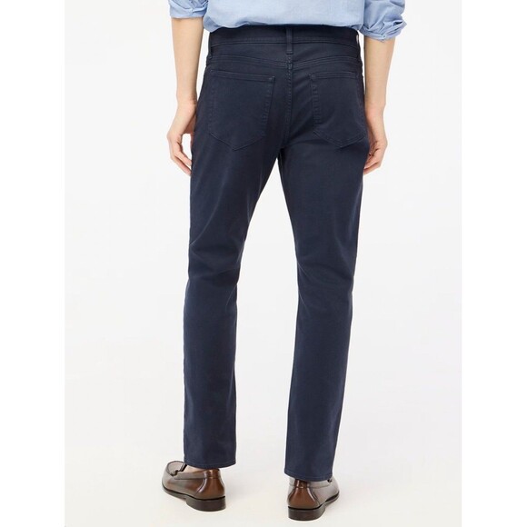 J Crew Pants Mens 32 32 Blue Straight Garment Dyed Five Pocket New - Picture 7 of 14